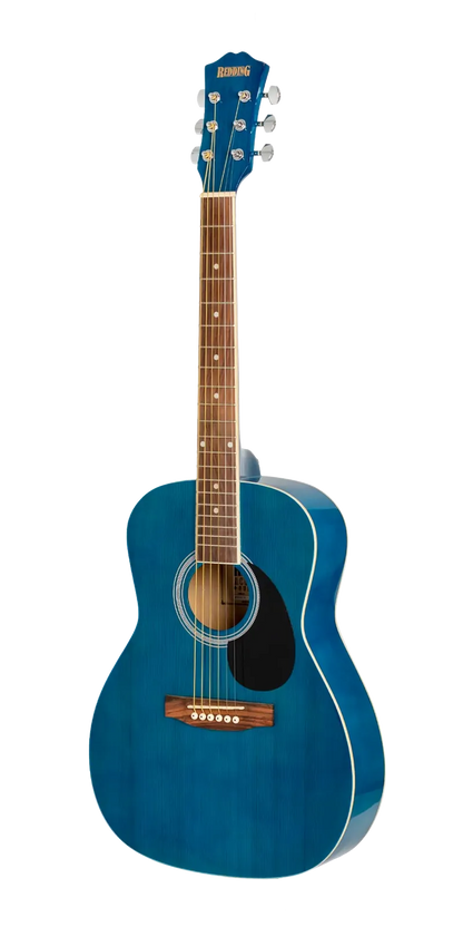 Redding 3/4 Acoustic Guitar - Trans Blue (Model RED34TBU) — view 4