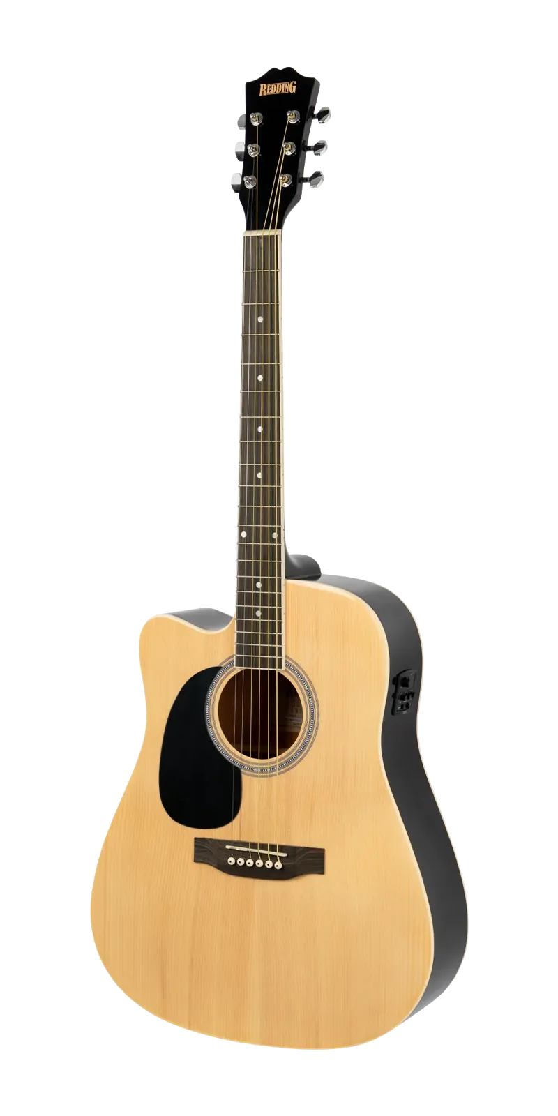 Redding RED50CELH Left-Handed Acoustic Electric Guitar - Natural Finish — view 5
