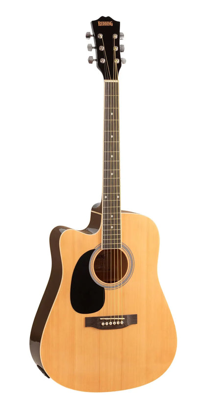 Redding RED50CELH Left-Handed Acoustic Electric Guitar - Natural Finish — view 2