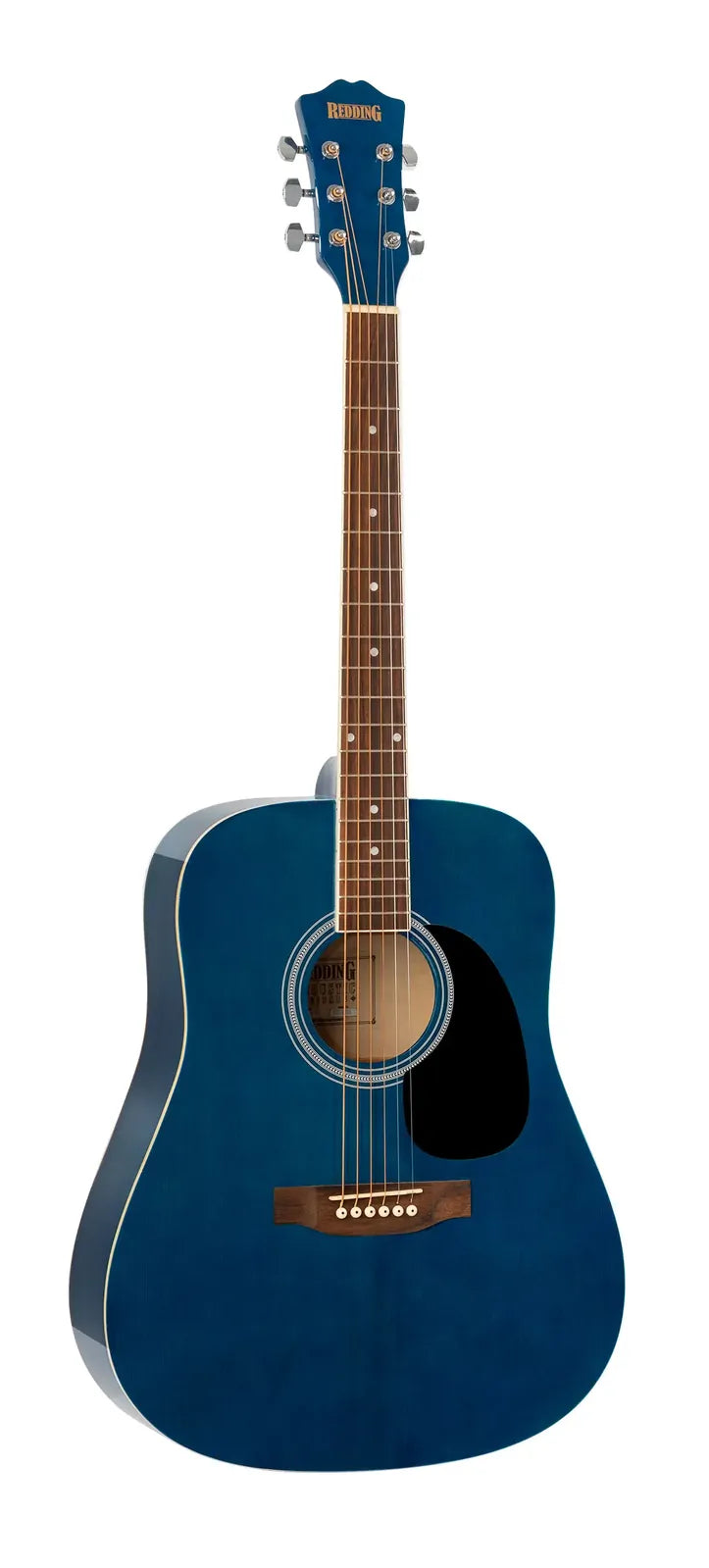 Redding Acoustic Trans Blue Guitar — view 2