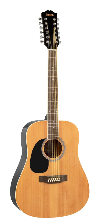 Redding Left-Handed 12-String Acoustic Guitar - Natural Gloss Finish — view 2