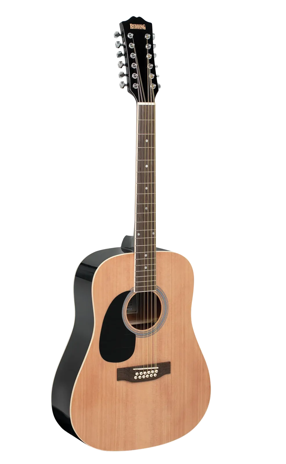Redding Left-Handed 12-String Acoustic Guitar - Natural Gloss Finish