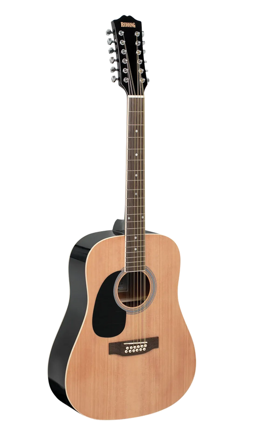 Redding Left-Handed 12-String Acoustic Guitar - Natural Gloss Finish