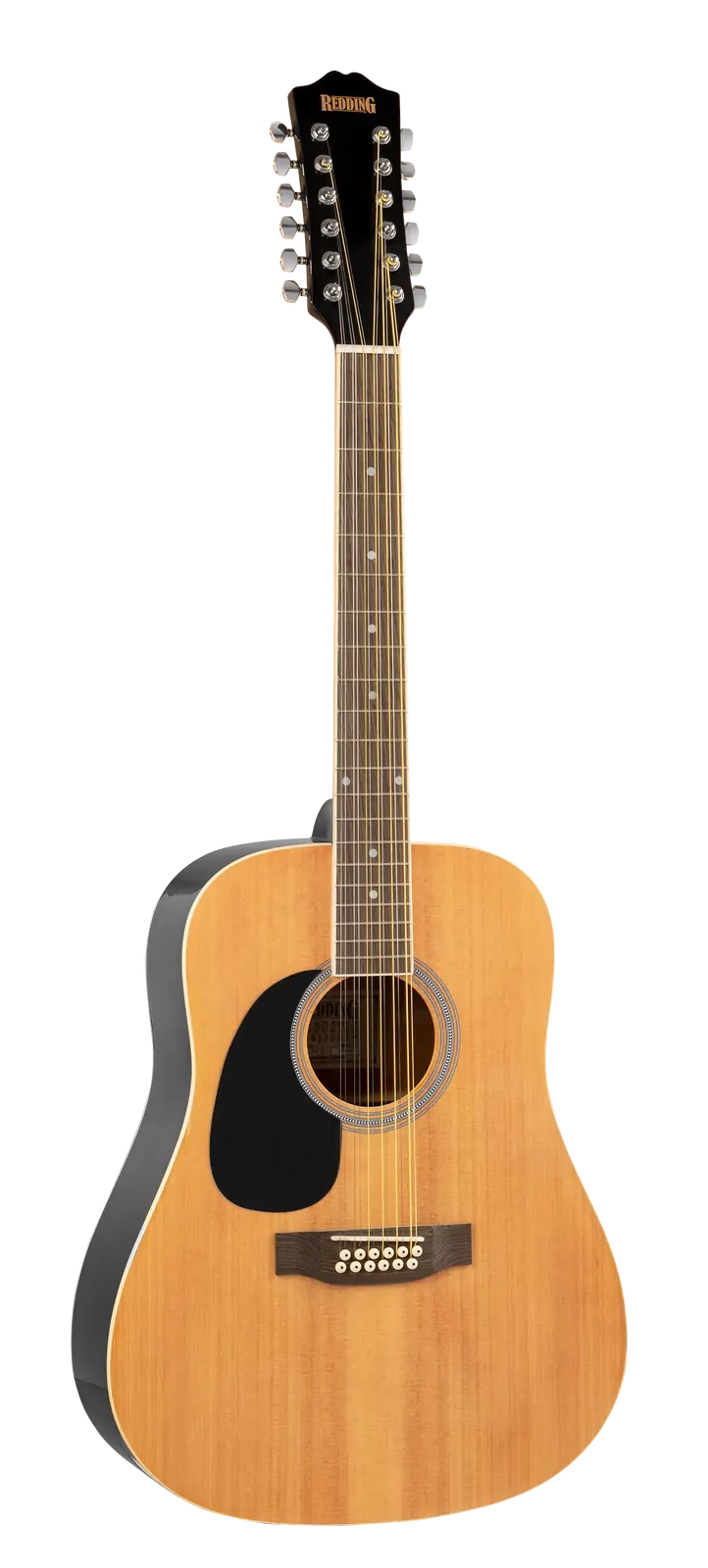Redding Left-Handed 12-String Acoustic Guitar - Natural Gloss Finish — view 3