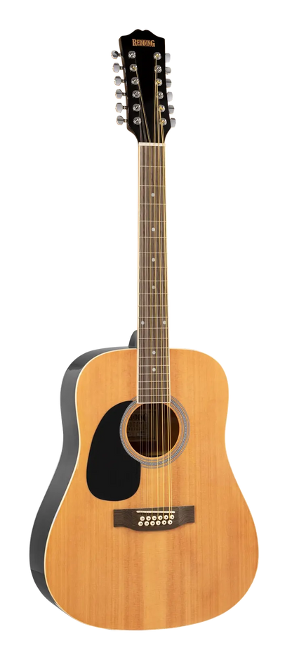 Redding Left-Handed 12-String Acoustic Guitar - Natural Gloss Finish — view 3