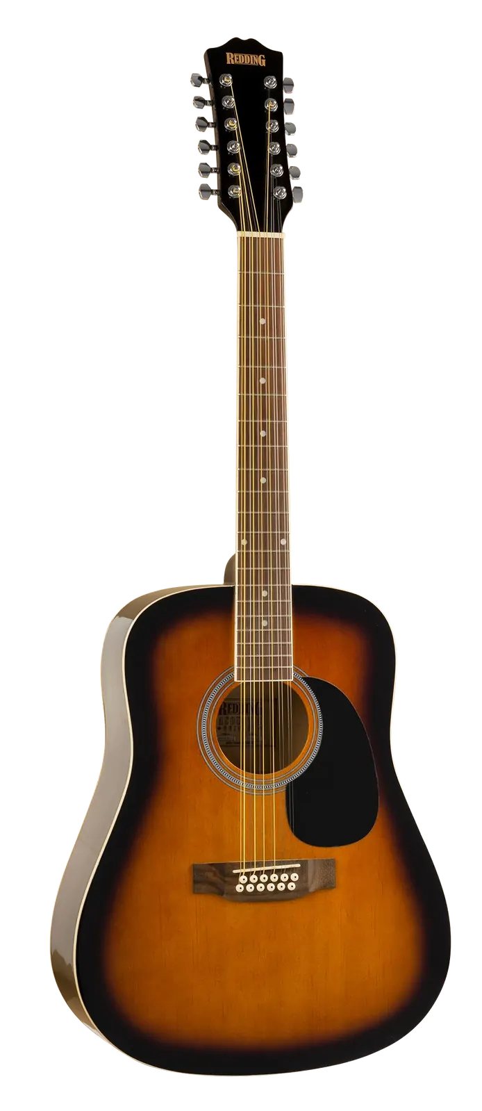 Redding 12-String Acoustic Guitar Tobacco Sunburst — view 4