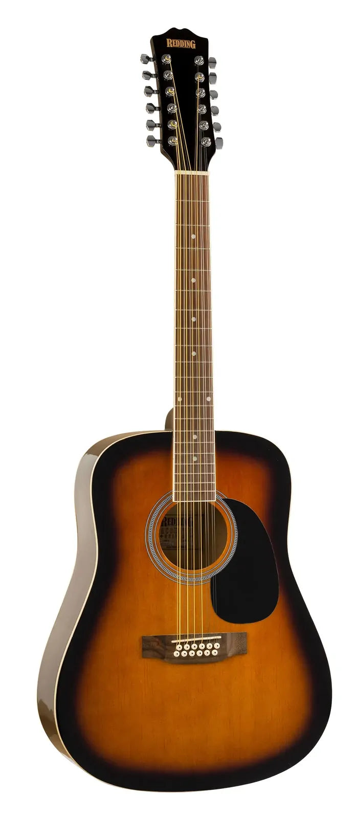Redding 12-String Acoustic Guitar Tobacco Sunburst — view 3