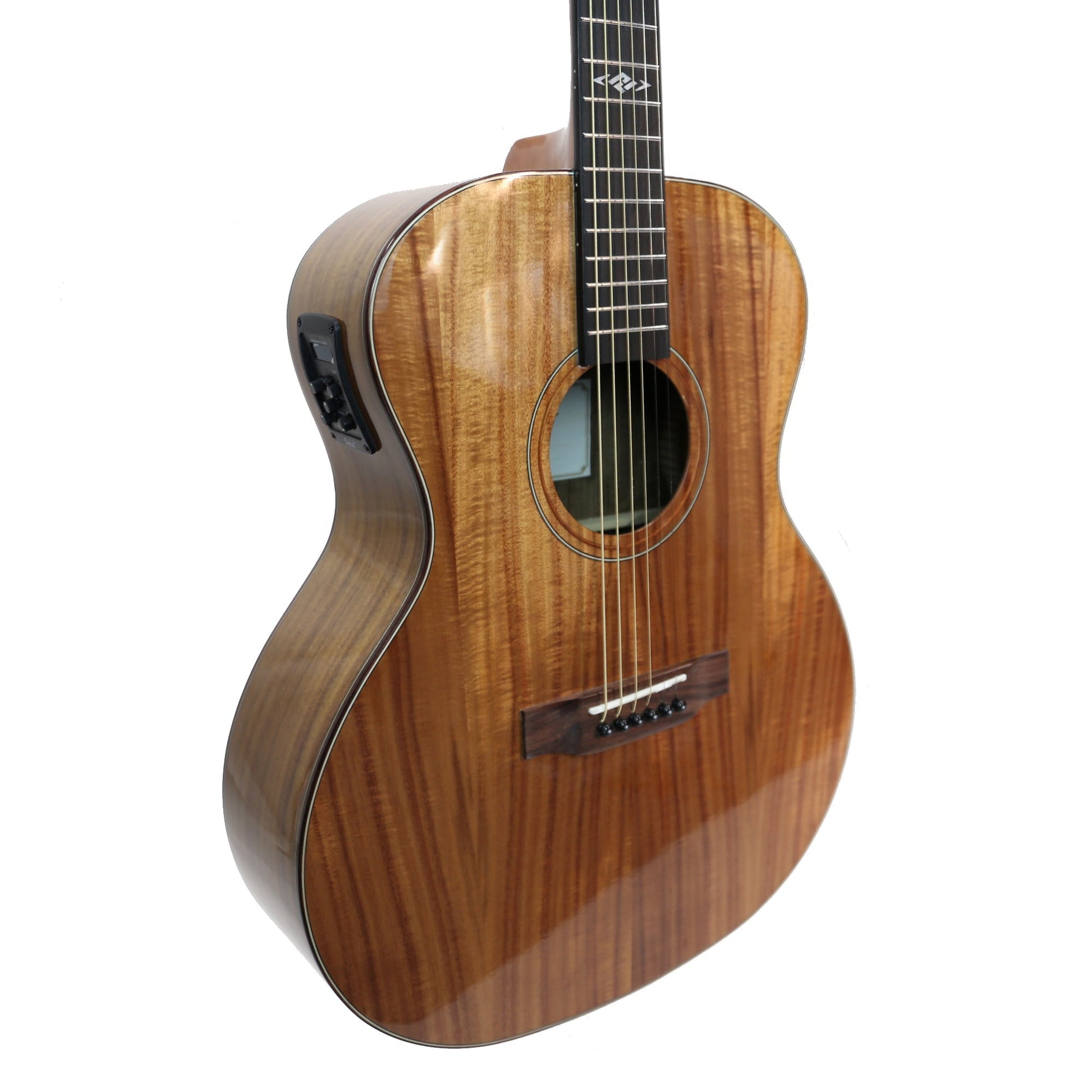 Ranch Series 48 Auditorium Acoustic-Electric Guitar Natural Gloss Left Handed — view 2