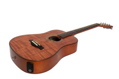 Ranch RG-BT-4C Babe Traveller Acoustic Guitar Natural Gloss Flame Maple Top — view 2