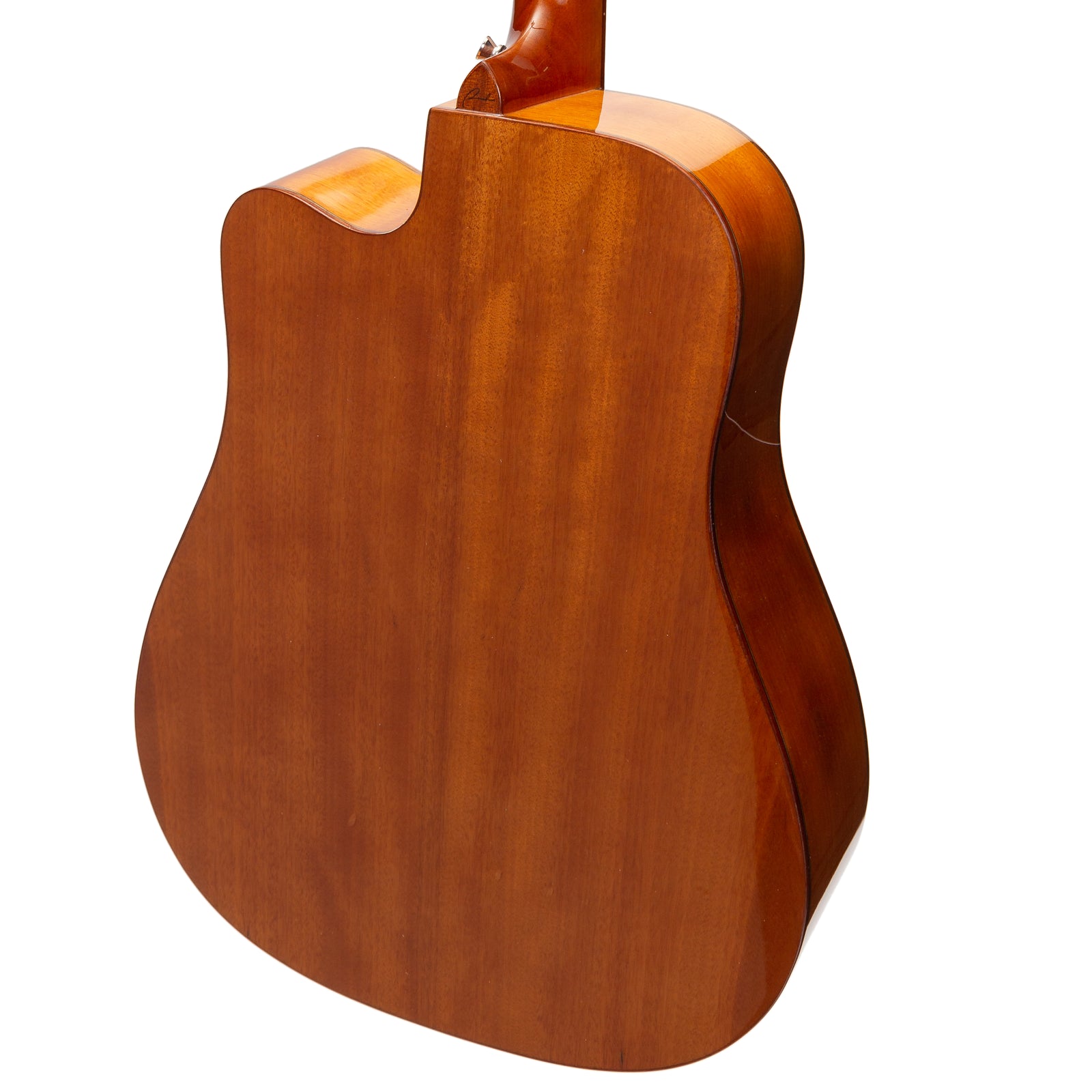 Ranch RG-D-4C Flame Maple Top Acoustic Dreadnought Cutaway Guitar Natural Gloss — view 4