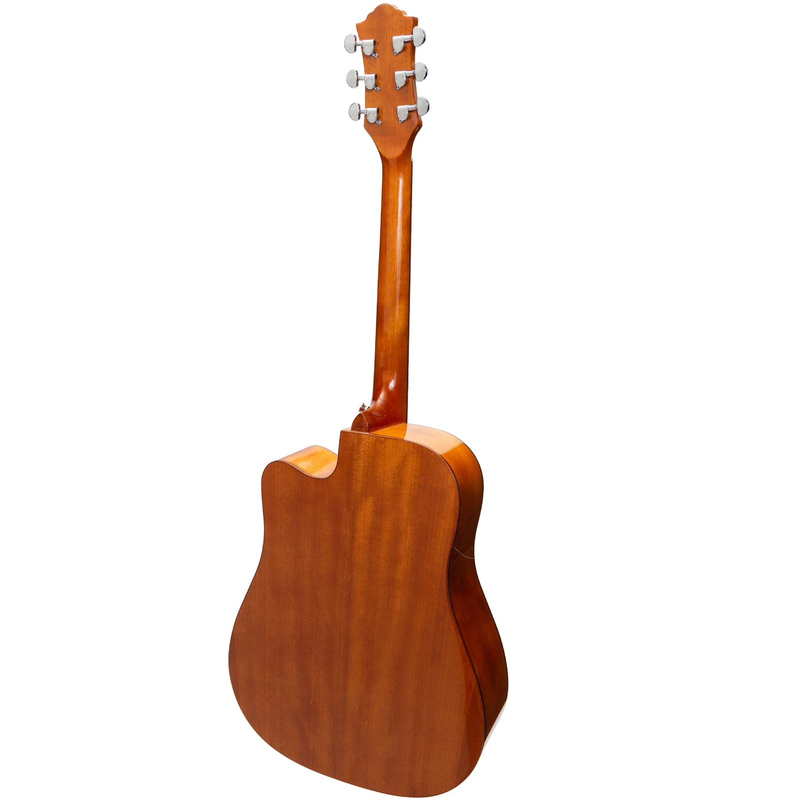 Ranch RG-D-4C Flame Maple Top Acoustic Dreadnought Cutaway Guitar Natural Gloss — view 3