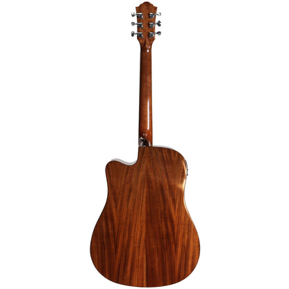 Ranch Series 48 Dreadnought Cutaway Acoustic-Electric Guitar Natural Gloss Left Handed — view 2