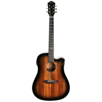 Ranch Series 49 Dreadnought Cutaway Acoustic-Electric Guitar Blackburst Gloss Left Handed