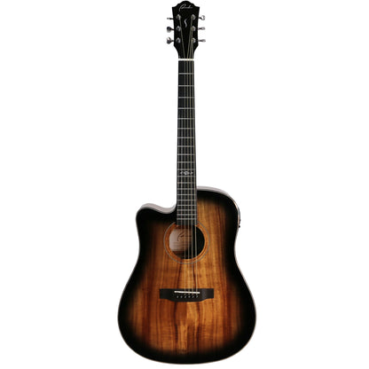 Ranch Series 49 Left Handed Dreadnought Cutaway Acoustic-Electric Guitar Blackburst Gloss