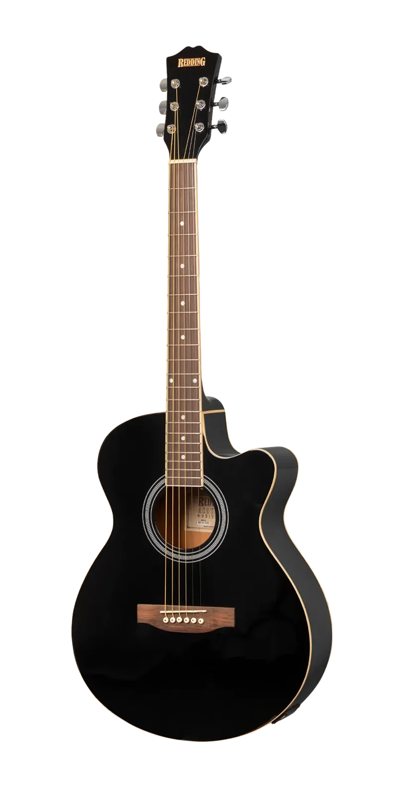 Redding RGC51CE Acoustic-Electric Guitar - Black — view 5
