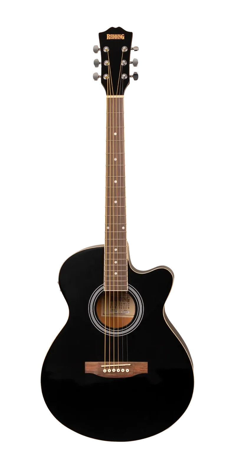 Redding RGC51CE Acoustic-Electric Guitar - Black — view 3
