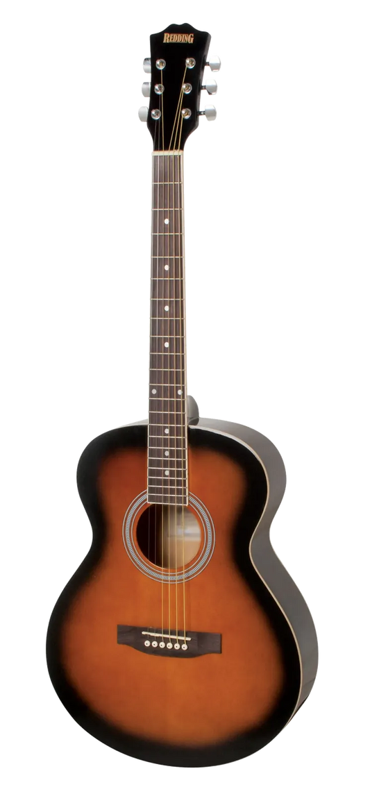 Redding Grand-C Steel String Acoustic Left-Handed Guitar Tobacco Sunburst