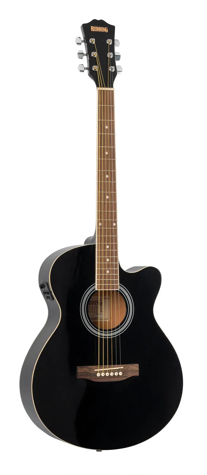 Redding RGC51PCEBK Grand Concert Electric Acoustic Guitar Pack - Black — view 2
