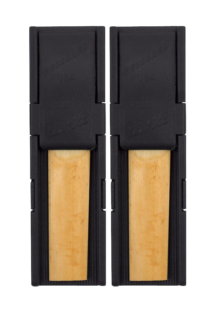 Rico Reed Gard II, Clarinet/Alto Sax, 2-pack, Black