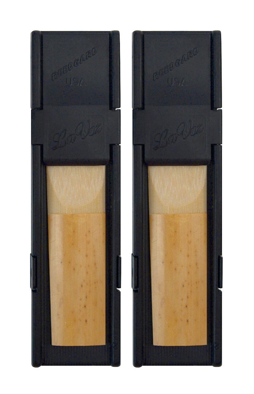 Rico Reed Gard II, Tenor/Baritone Sax, 2-pack, Black
