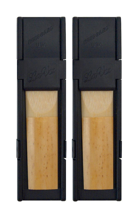 Rico Reed Gard II, Tenor/Baritone Sax, 2-pack, Black