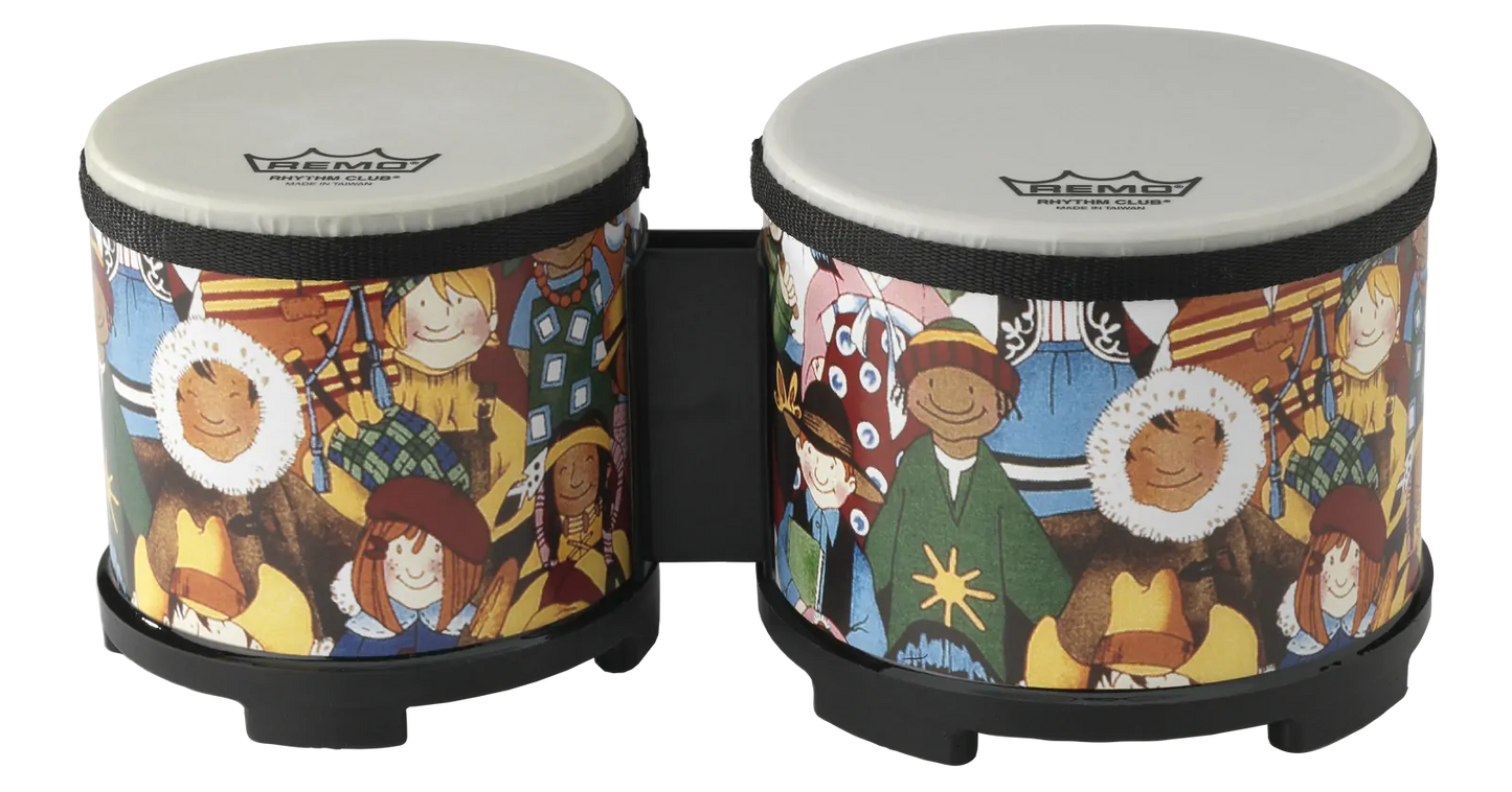 Remo Rhythm Club 05 & 06 Inch Bongos with Renaissance Heads