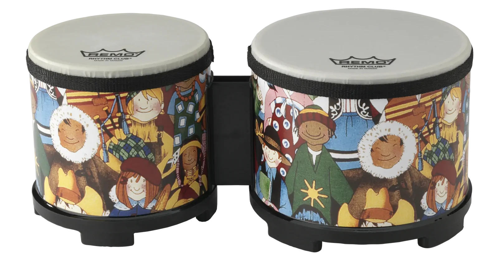 Remo Rhythm Club 05 & 06 Inch Bongos with Renaissance Heads