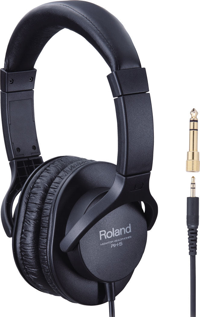 ROLAND RH-5 Headphones - Versatile Studio & Practice Headphones for Musicians, Comfortable Fit, Budget-Friendly Audio Solution — view 2
