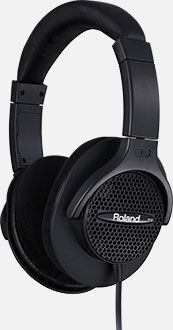 ROLAND RH-A7-BK Open-Air Headphones for Digital Pianos - Comfortable, Immersive Sound Design, Ideal for Silent Practice