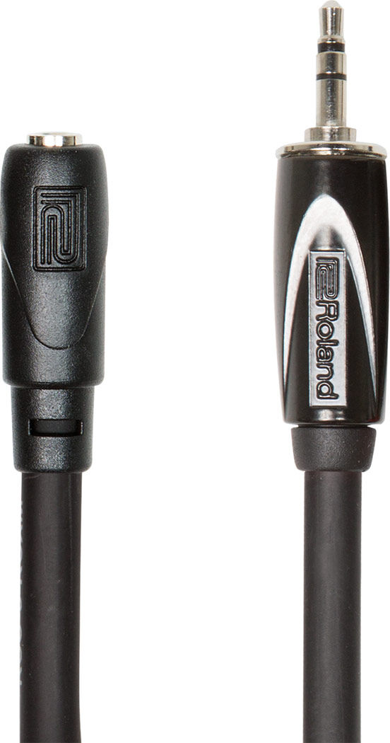 ROLAND RHC-25-3535 3.5m Headphone Extension Cable - High-Quality Stereo, Durable Jacket, 1/8-Inch TRS Connectors — view 2