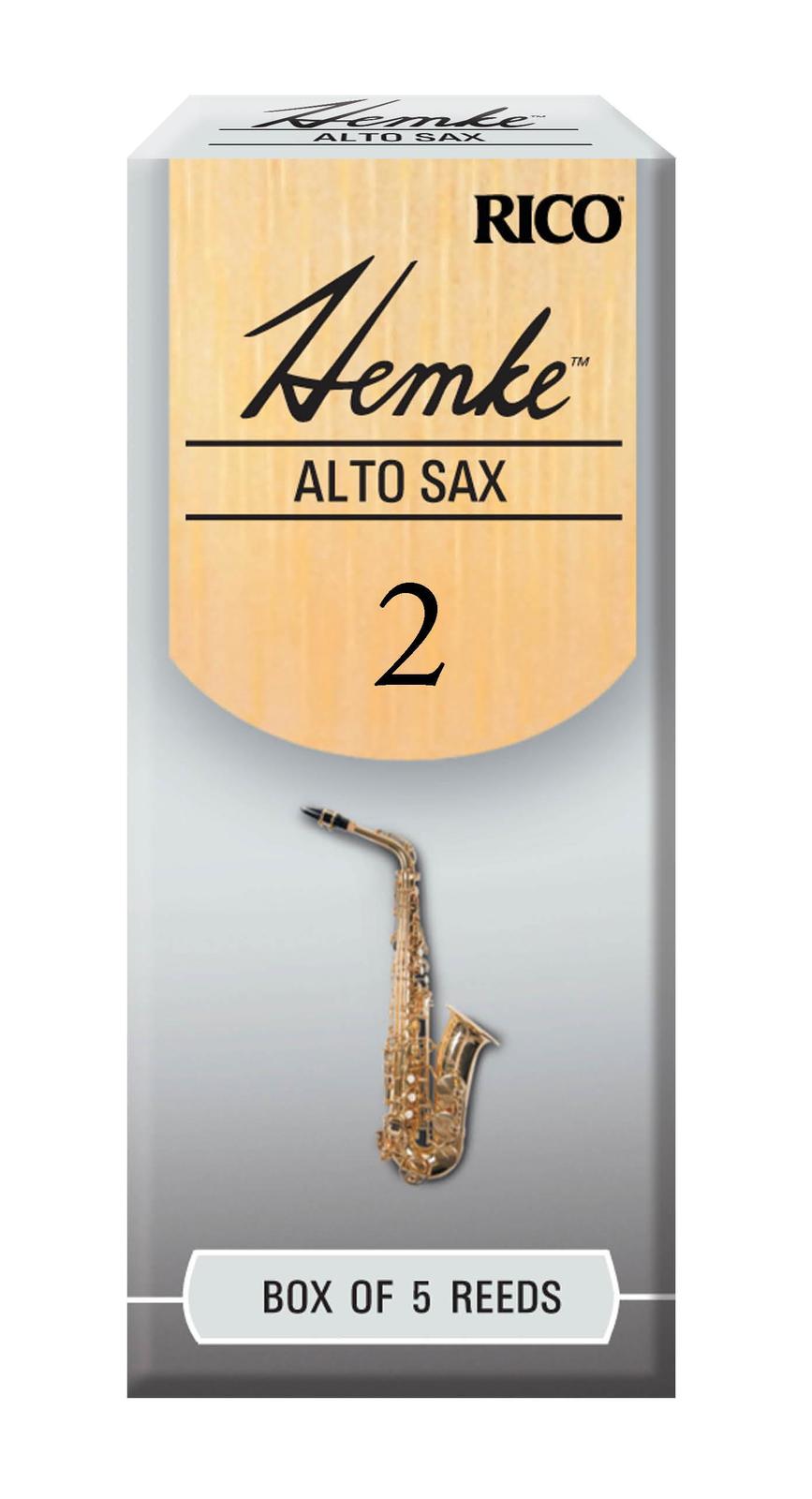 Hemke Alto Sax Reeds, Strength 2.0, 5-pack