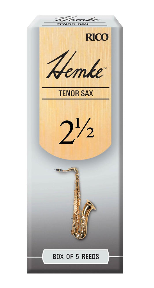 Hemke Tenor Sax Reeds, Strength 2.5, 5-pack