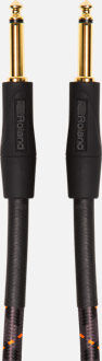 ROLAND RIC-G3 Gold Series Instrument Cable, 3ft with Straight 1/4-inch Connectors - High-Quality Signal Transmission
