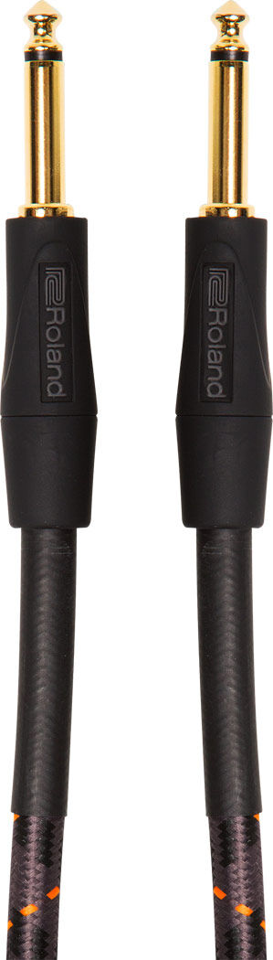 ROLAND RIC-G5 Gold Series Instrument Cable - 5ft with Straight 1/4-inch Connectors for Pure Signal Transmission — view 2