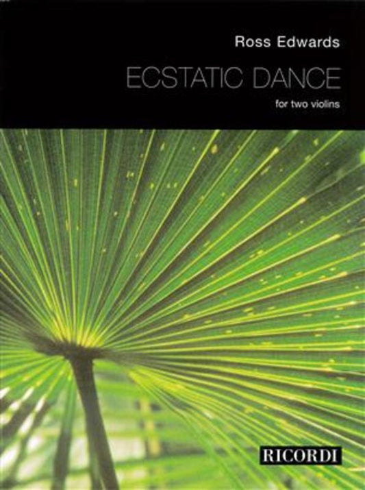 Edwards - Ecstatic Dance For 2 Violins (Softcover Book)