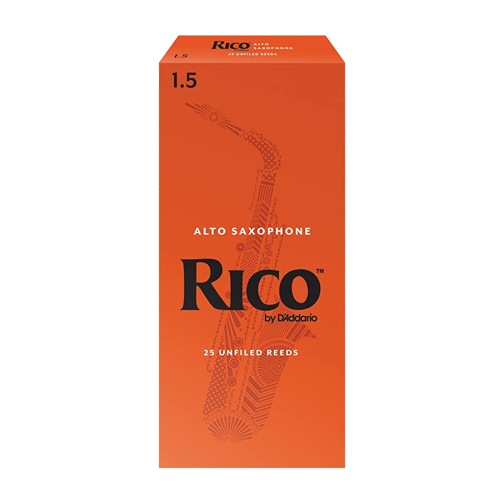 Rico by D'Addario Alto Saxophone Reeds B25 1.5