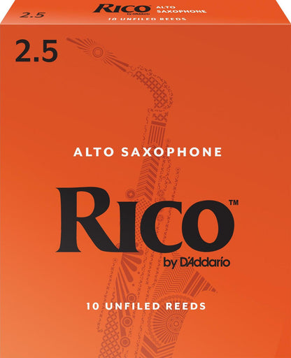 Rico Alto Sax Reeds, Strength 2.5, 10-pack — view 2