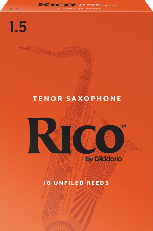 Rico Tenor Sax Reeds, Strength 1.5, 10-pack