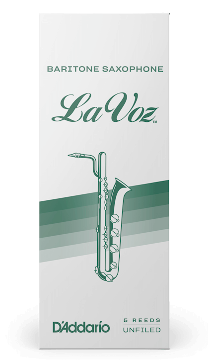 La Voz Bari Sax Reeds by Rico - HD Strength, Engineered for Powerful Tone and Flexibility, Made in the USA from Naturally-Grown Cane — view 2