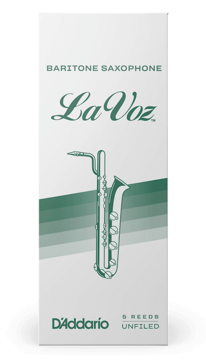 La Voz Bari Sax Reeds by Rico - HD Strength, Engineered for Powerful Tone and Flexibility, Made in the USA from Naturally-Grown Cane — view 2
