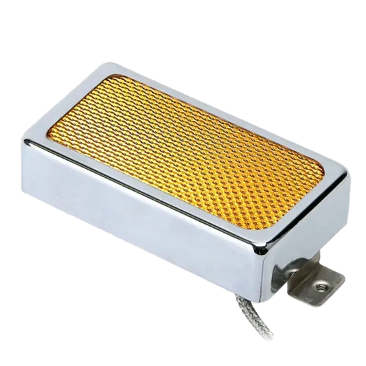 Roswell Humbucker Gold Foil Pickup with Alnico V Magnets - Chrome