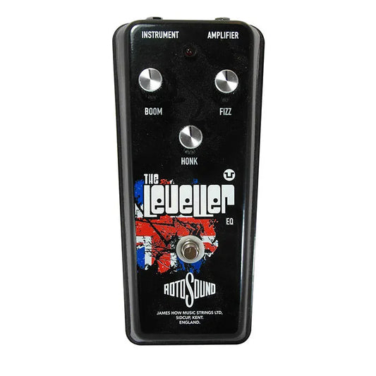 Rotosound Leveller EQ Pedal RLV1 - Hand Wired Console Style EQ with True Bypass, High Headroom, Unique Signal Path Control