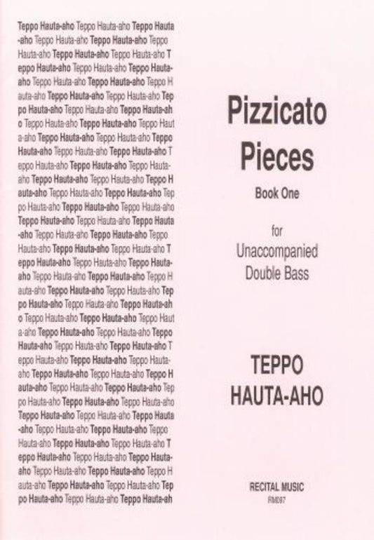 Hauta-Aho - Pizzicato Pieces Book 1 Double Bass Solo (Softcover Book)