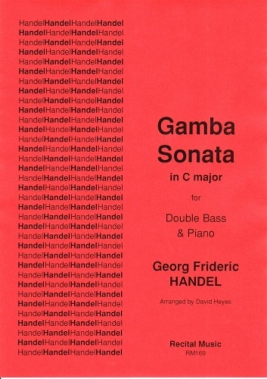 Gamba Sonata In C Major Double Bass/Piano Arr Heyes (Softcover Book)
