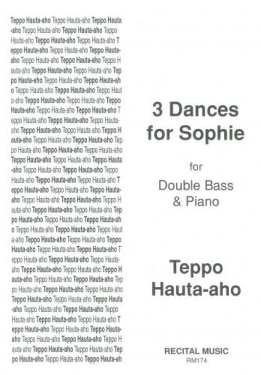 Dances For Sophie 3 Double Bass/Piano (Softcover Book)