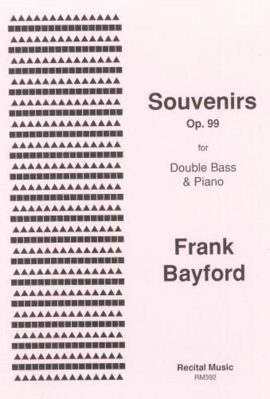 Souvenirs Op 99 Double Bass/Piano (Softcover Book)