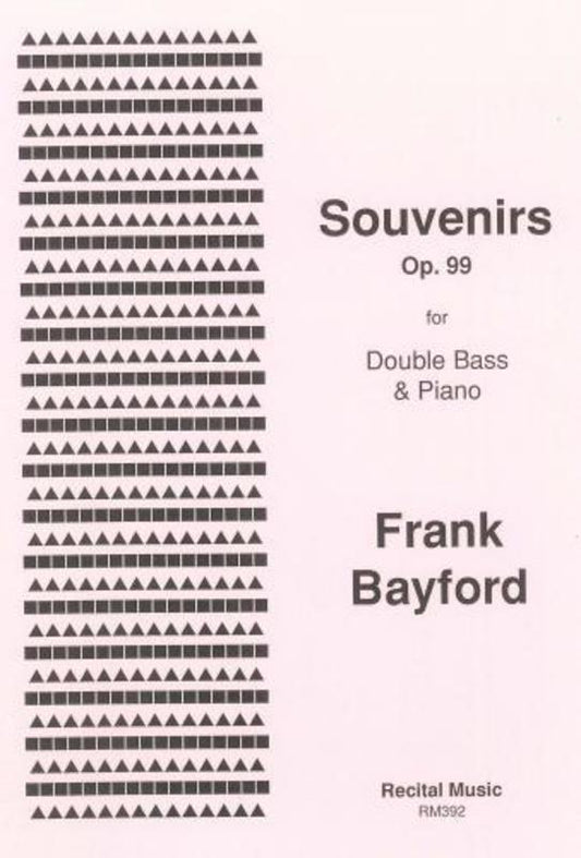 Souvenirs Op 99 Double Bass/Piano (Softcover Book)