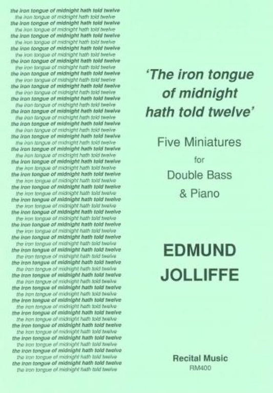 Iron Tongue Of Midnight Hath Told Twelve Double Bass/Piano (Softcover Book)