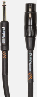 ROLAND RMC-B20-HIZ - 20ft XLR to 1/4" Jack High-Impedance Mic Cable, Black Series