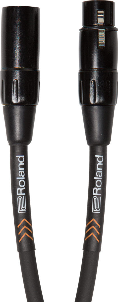 ROLAND RMC-B3 Microphone Cable 3ft - Heavy-Duty XLR, Balanced Connection, Black Series — view 2